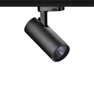 Stromschienen-Strahler RISP 12 W, 3-Phasen, schwarz, 2700 K