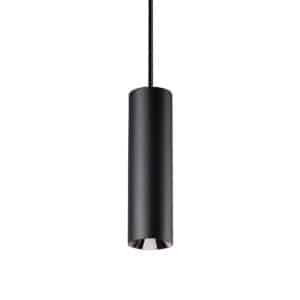 Stromschienen-Leuchte Modern II One LED, schwarz, Deko-Rand chrom