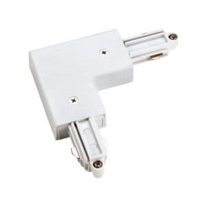 L-Verbinder Unex One, Erdung aussen, weiss